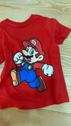 C2241 MARİO BASKILI KIRMIZI T-SHIRT