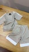 C2258 E.A MONOGRAM ŞORTLU TAKIM