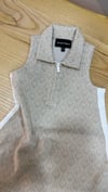 C2266 E.A MONOGRAM KOLSUZ ELBİSE
