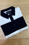 C2272 ALL S. ÇITÇIT KAPAMALI KALIN ÇİZGİLİ POLO YAKA T-SHIRT
