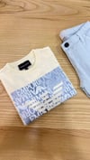 C2275 E.A DENİM BASKILI KREM T-SHIRT