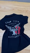 C2309 P.LO SIRT BASKI DETAYLI LACİVERT T-SHIRT