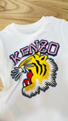 C2384  KNZ KAPLAN BASKILI BEYAZ  T-SHIRT
