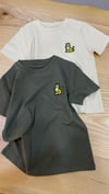C2388 KNZ KÜÇÜK KAPLAN NAKIŞLI T-SHIRT 