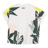C2389 KNZ ÇİCEK DESENLİ CROP T-SHIRT 