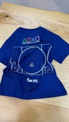C2405 P.S ÖN/ARKA BASKILI LACİVERT T-SHIRT