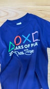 C2405 P.S ÖN/ARKA BASKILI LACİVERT T-SHIRT