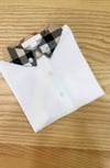 C2409 B.B NAKIŞLI BEYAZ POLO T-SHIRT
