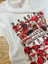 C2416 DÜNYA KUPASI BASKILI BEYAZ T-SHIRT