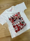 C2416 DÜNYA KUPASI BASKILI BEYAZ T-SHIRT