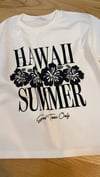 C2427 R.VED HAWAİ BASKILI KREM T-SHIRT