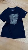C2431 N.TCA ÇAPA BASKILI LACİVERT T-SHIRT