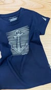 C2431 N.TCA ÇAPA BASKILI LACİVERT T-SHIRT