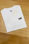 C2434 VNS BASKILI BEYAZ T-SHIRT