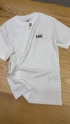 C2434 VNS BASKILI BEYAZ T-SHIRT