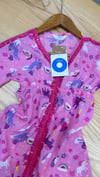 C2437 PONNY DESENLİ PLAJ ELBİSESİ