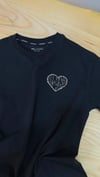 C2453 ALL S. ÖN/ARKA LEOPAR BASKILI SİYAH T-SHIRT