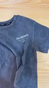 C2454 ALL S. TAŞ YIKAMALI ANTRASİT T-SHIRT