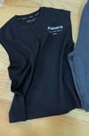 C2458 ALL S. ÖN/ARKA BASKILI SİYAH KOLSUZ T-SHIRT