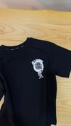 C2459 ALL S. ÖN/ARKA DİSKO TOPU BASKILI SİYAH T-SHIRT