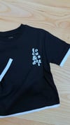C2461 KI.ABI ÖN/ARKA BASKILI SİYAH T-SHIRT