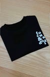 C2461 KI.ABI ÖN/ARKA BASKILI SİYAH T-SHIRT