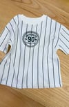 C2462 KI.ABI ÖN/ARKA BASKILI YEŞİL ÇİZGİLİ BEYAZ T-SHIRT
