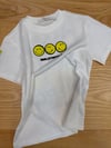 C2470 SMLY ÖN/ARKA BASKILI BEYAZ T-SHIRT