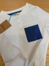 C2475 LITTLE C. DENİM CEPLİ EKRU T-SHIRT