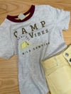 C2477 CAMP BASKILI GRİ T-SHIRT