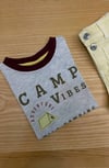 C2477 CAMP BASKILI GRİ T-SHIRT