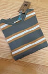 C2489 LITTLE C. ŞERİTLİ YEŞİL T-SHIRT