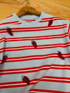 C2518 BİBER BONCUK İŞLEMELİ ŞERİTLİ T-SHIRT