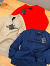C2521 P.P NAKIŞLI BİSİKLET YAKA SWEAT