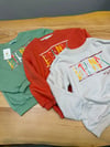 C2532 BİSİKLET YAKA BASKILI SWEAT