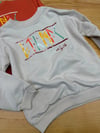 C2532 BİSİKLET YAKA BASKILI SWEAT