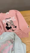 C2549 MİNNİE BASKILI PEMBE SWEAT