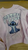 C2553 STITCH BASKILI PEMBE SWEAT