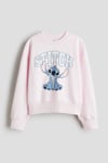 C2553 STITCH BASKILI PEMBE SWEAT