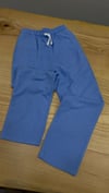 C2570  UNISEX YUMUŞAK MAVİ EŞOFMAN ALTI 