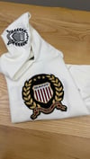 C2581 NAKIŞ DETAYLI KAPÜŞONLU EKRU SWEAT