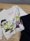 C2584 PEANUTS BASKILI İNCE BEJ SWEAT