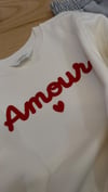 C2799 AMOUR NAKIŞLI KREM SWEAT