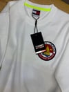 C2804 TM ÖN/ARKA BASKILI BEYAZ UZUN KOL T-SHIRT