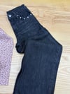 C2807 ZR DROP DETAYLI SİYAH JEAN