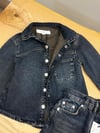 C2810 ZR TAŞLAMALI UNISEX ÇOCUK DENİM TAKIM