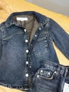 C2810 ZR TAŞLAMALI UNISEX ÇOCUK DENİM TAKIM