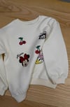 C2823 DİSNEY BASKILI KREM SWEAT