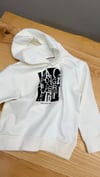 C2825 PACIOTTI BASKILI KAPÜŞONLU KREM SWEAT