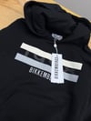 C2830 BKKMBRG BASKILI KAPÜŞONLU SİYAH SWEAT